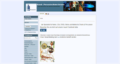 Desktop Screenshot of percussion-brandt.de